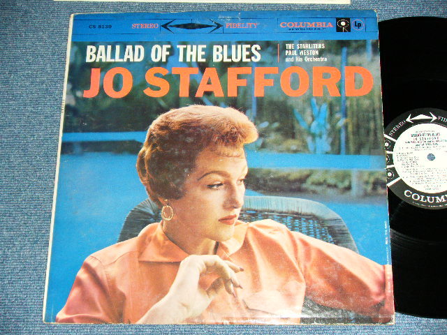 画像1: JO STAFFORD - BALLAD OF THE BLUES ( Ex/Ex++) / 1959 US AMERICA ORIGINAL "White Label PROMO" STEREO Used LP 