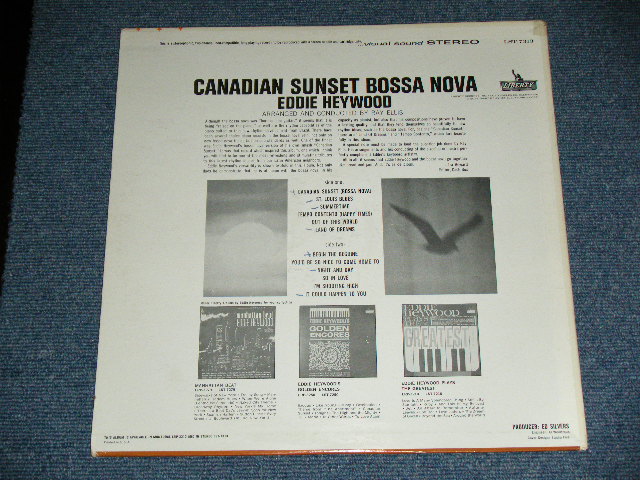 画像: EDDIE HEYWOOD - CANADIAN SUNSET BASSANOVA ( Ex++,Ex+/Ex+++ ) / 1963 US AMERICA ORIGINAL  STEREO Used LP