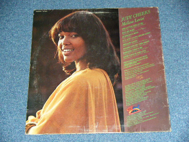 画像: JUDY CHEEKS - MELLOW LOVIN'   (POP R&B,Some Nice Songs,FUNKY &MELLOW GROOVE  : Ex/Ex++ Looks:Ex+ )  / 1978 US AMERICA ORIGINAL Used LP