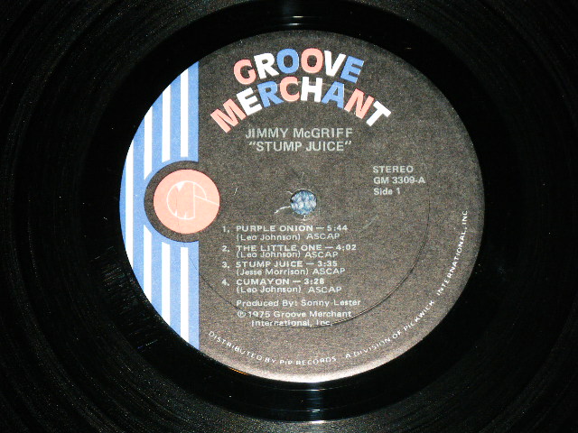 画像: JIMMY McGRIFF -  STUMP JUICE ( Ex/Ex+++ Looks:Ex+) / 1975  US AMERICA ORIGINAL Used LP