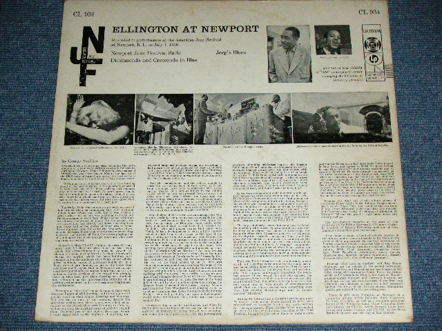 画像: DUKE ELLINGTON -  ELLINGTON AT NEWPORT (VG+++,Ex-/Ex++ Looks:Ex+)/ 1957 US AMERICA ORIGINAL 6 EYES Label MONO LP 