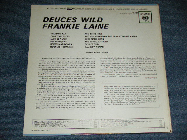 画像: FRANKIE LAINE - DEUCES WILD ( Ex/Ex+++ ) / 1962 US ORIGINAL "6 EYE'S LABEL" STEREO Used  LP 