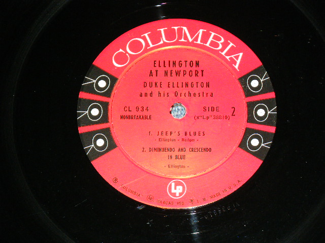 画像: DUKE ELLINGTON -  ELLINGTON AT NEWPORT (VG+++,Ex-/Ex++ Looks:Ex+)/ 1957 US AMERICA ORIGINAL 6 EYES Label MONO LP 