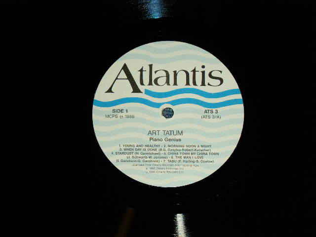 画像: ART TATUM - PURE GENIUS (Ex++/Ex+++) / 1986  UK ENGLAND  Used LP 