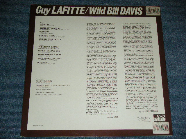 画像: GUY LAFITTE/WILD BILL DAVIS/ALVIN QUEEN - THREE MEN ON A BEAT : 1983 Recordings (Ex++/MINT-)/ FRANCE ORIGINAL Used LP 