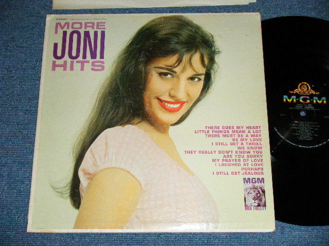 画像1: JONI JAMES -  MORE JONI HITS ( Ex+/Ex+++ ) / 1960 US AMERICA PROMO STAMP "1st Press  BLACK Label"  MONO