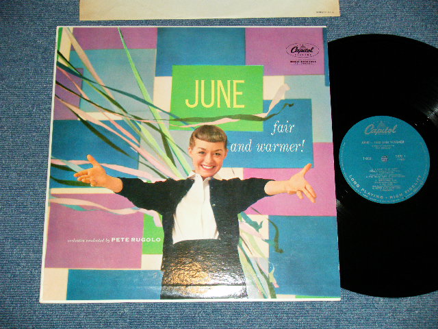 画像1: JUNE CHRISTY - FAIR AND WARMER! ( Ex+++/Ex+++ Ultra CLEAN!! / 1957 US AMERICA ORIGINAL '1st Press TURQUOICE Label' MONO Used LP