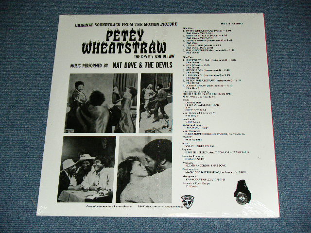 画像: OST Played by NAT DOVE & The DEVILS - PETEY WHEATSTRAW ( KILLER  FUNKY TUNES!!!) (SEALED) / US AMERICA REISSUE  "Brand New SEALED" LP Found Dead Stock 