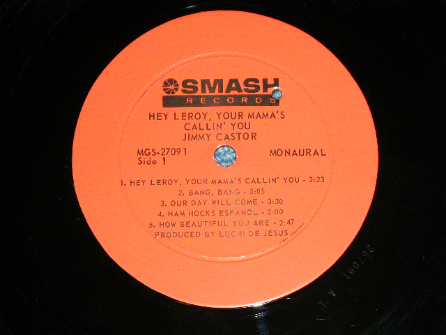 画像: JIMMY CASTER - HEY LEROY  ( CARIBEAN FUNKY JAZZ : Ex+/Ex+++)  / 1967 US AMERICA ORIGINAL MONO Used LP 