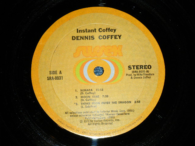 画像: DENNIS COFFEY - INSTANT COFFEY (Included Rare Cover "Theme from ENTER THE DRAGON" : Ex++/Ex+++) / 1974 US America Original  Used  LP