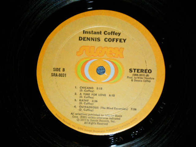 画像: DENNIS COFFEY - INSTANT COFFEY (Included Rare Cover "Theme from ENTER THE DRAGON" : Ex++/Ex+++) / 1974 US America Original  Used  LP