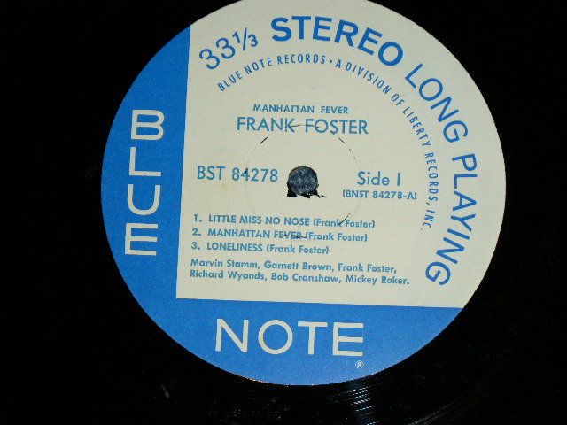 画像: FRANK FOSTER - MANHATTAN FEVER   ( Ex+/Ex+)  / 1968 US AMERICA ORIGINAL "1st PRESS LIBERTY RECORDS CREDIT on LABEL" Used LP 