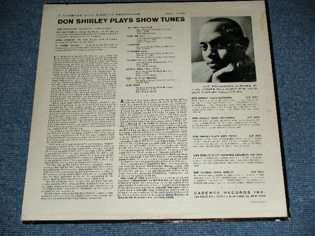 画像: DON SHIRLEY  TRIO -  PLAYS SHOW TUNES ( Ex++/Ex++ Looks:Ex+++) /1960 ORIGINAL "RED  LABEL" MONO Used LP