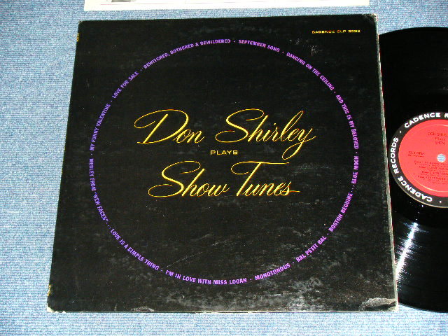 画像1: DON SHIRLEY  TRIO -  PLAYS SHOW TUNES ( Ex++/Ex++ Looks:Ex+++) /1960 ORIGINAL "RED  LABEL" MONO Used LP