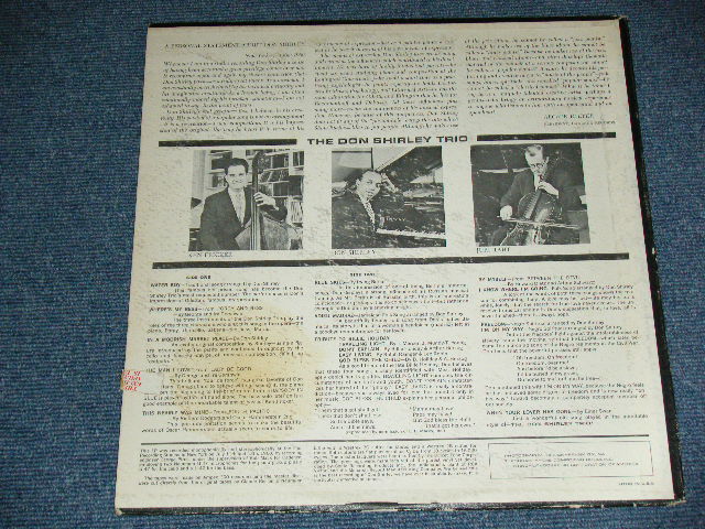 画像: DON SHIRLEY  TRIO -  DON SHIRLEY  TRIO ( Ex+/Ex+) /1961 ORIGINAL "1st Press MARLOON  LABEL" STEREO Used LP
