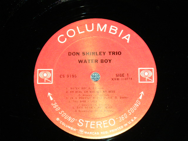 画像: DON SHIRLEY TRIO - WATER BOY ( Ex++/Ex++) /1965 ORIGINAL " 360 SOUND " Label STEREO Used LP