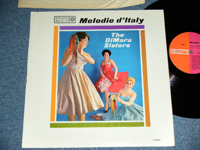 画像1: The DiMARA SISTERS (ITALIAN 60's GIRL POP-CHORUS Group) - MELODY D'ITALY ( Ex-/Ex+++ ) / 1960'S US AMERICA ORIGINAL MONO Used   LP