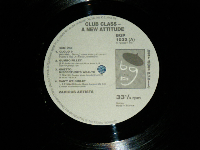 画像: v.a. OMNIBUS - CLUB CLASS-A NEW ATTITUDE  ( MINT-/MINT-) /1990 UK + FRENCH PRESS ORIGINAL  Used LP 