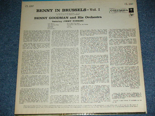 画像: The BENNY GOODMAN - BENNY IN BRUSSELS ( Ex++/Ex++ Looks:Ex+ )/ 1956 US ORIGINAL "6 EYES  Label" MONO Used LP  