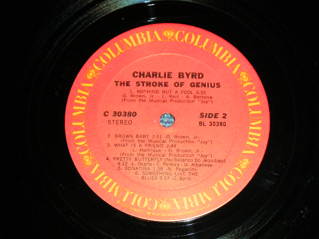 画像: CHARLIE BYRD - THE STROKE OF GENIUS / 1971 US AMERICA ORIGINAL Used LP 