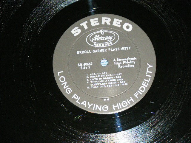 画像: ERROLL GARNER :- PLAYS MISTY (Ex+++/Ex+++) /  1962 US ORIGINAL "Black With Silver Print Label" STEREO Used  LP  