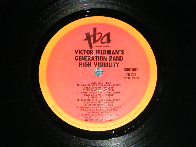 画像: VICTOR FELDMAN BAND  - HIGH VISIBILITY ( Ex++/MINT- )   / 1985 US AMERICA ORIGINAL Used LP