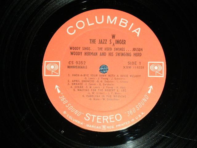 画像: WOODY HERMAN - THE JAZZ SWINGER  ( Ex+++/Ex+++) / 1966 US ORIGINAL"360 SOUND Label" STEREO Used LP  