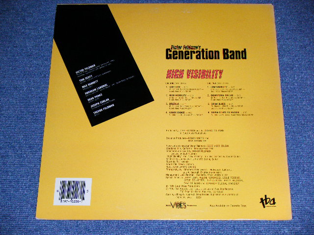 画像: VICTOR FELDMAN BAND  - HIGH VISIBILITY ( Ex++/MINT- )   / 1985 US AMERICA ORIGINAL Used LP