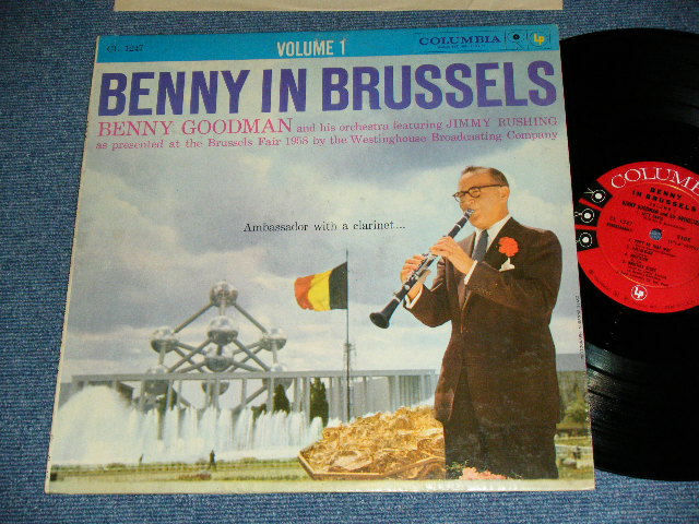 画像1: The BENNY GOODMAN - BENNY IN BRUSSELS ( Ex++/Ex++ Looks:Ex+ )/ 1956 US ORIGINAL "6 EYES  Label" MONO Used LP  