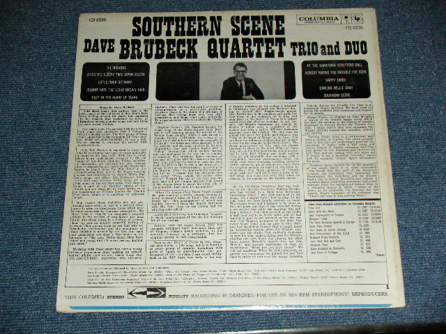画像: DAVE BRUBECK QUARTET - SOUTHERN SCENE (VG+++/Ex+++ ) / 1960 US ORIGINAL "6 EYES Label" Stereo Used LP 