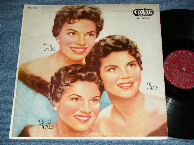 画像1: THE McGUIRE SISTERS -  SINCERELY ( Ex++/Ex++ Looks:Ex+ )  / 1956  US ORIGINAL MONO Used LP