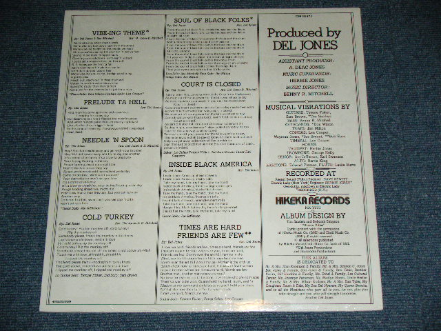 画像: DEL JONES - POSITIVE VIBES  /  US AMERICA REISSUE "BRAND NEW SEALED" LP