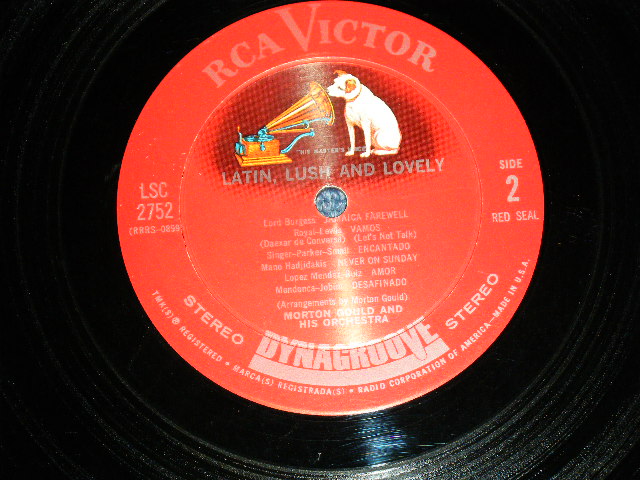 画像: MORTON GOULD and His ORCHESTRA - LATIN LUSH AND LOVELY  ( Ex++/Ex++ Looks: Ex) / 1964  US AMERICA ORIGINAL STEREO Used LP 
