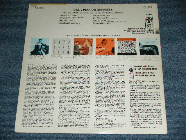 画像: The DE PAUR CHORUS, LEONARD DE PAUR, CONDUCTOR - CALYPSO CHRISTMAS ( Ex++/Ex+++ Looks: Ex+) / 1950's? US AMERICA ORIGINAL "6 EYES Label" Used LP 