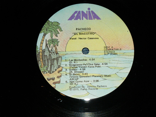 画像: PACHECO - EL MAESTRO  ( Ex+++/MINT-) / 1975 US AMERICA ORIGINAL Used LP 