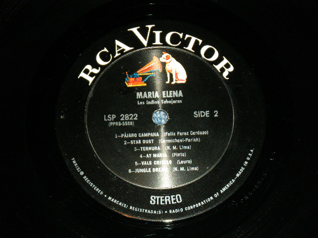 画像: LOS INDIOS TABAJARAS - MARINA ELENA  ( Ex++/MINT-) / 1963 US AMERICA ORIGINAL  STEREO Used LP 
