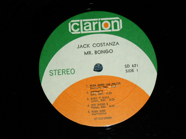 画像: JACK COSTANZA - MR.BONGO  ( VG++/Ex++) / 1960's US AMERICA ORIGINAL  STEREO LP 