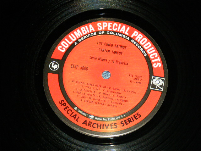 画像: LOS CHINCO LATINOS - CANTAN TANGOS ( Ex+/Ex+++ ) / 1969  US AMERICA Reissue for  "Mail Order Only"   STEREO RECORD / MONO JACKET   Used LP 
