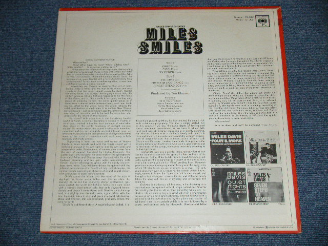 画像: MILES DAVIS QUINTET  - MILES SMILES (Matrix # A)XSM-115748-1A P B)XSM-115749-1A P)  ( Ex/Ex+++)   / 1966 US ORIGINAL 1st  Press "WHITE 360 Sound  Label" STEREO Used LP 