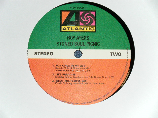 画像: ROY AYERS -  STONES SOUL PICNIC / GERMAN GERMANY  REISSUE Brand New  LP