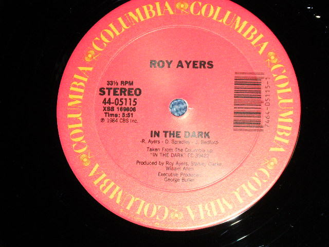 画像: ROY AYERS UBIQUITY - IN THE DARK  / 1984 US AMERICA ORIGINAL Used 12" 