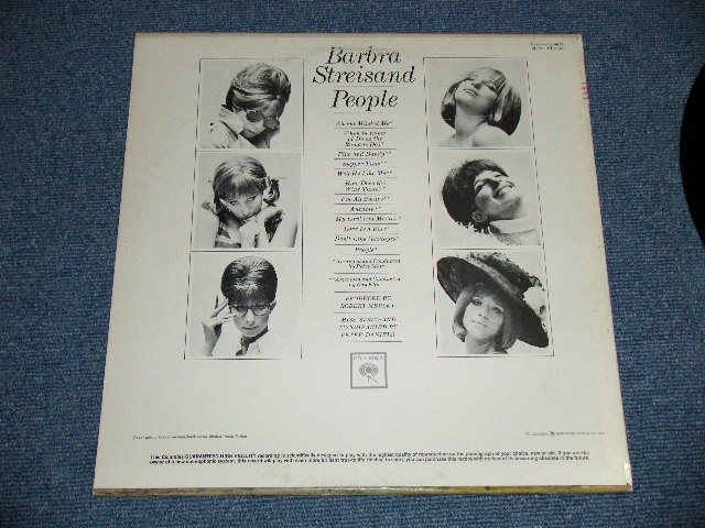 画像: BARBRA STREISAND  - PEOPLE ( Ex++/Ex+++)   / 1964  US AMERICA ORIGINAL "2nd Press 360 Sound Label"  Used LP