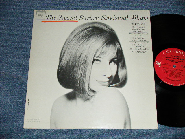 画像1: BARBRA STREISAND  - THE SECOND ALBUM ( Ex+++/Ex++)   / 1963  US AMERICA ORIGINAL "1st Press 2 EYES with GURANTEED High Fidelity on Label"  MONO Used LP