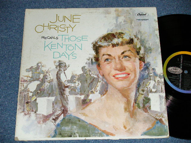 画像1: JUNE CHRISTY - RECALLS THOSE KENTON DAYS ( Ex-/Ex++) / 1959 US AMERICA ORIGINAL "BLACK with RAINBOW & LOGO on LEFT Label" MONO Used LP 