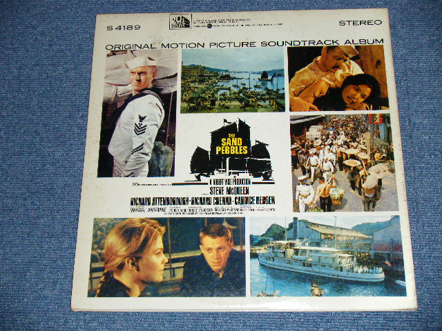 画像: ost THE SAND PEBBLES  /Conducted by LIONEL NEWMAN : Music Composed by JERRY GOLDSMITH( Ex+/Ex+++)  / 1966 US AMERICA ORIGINAL STEREO Used  LP 