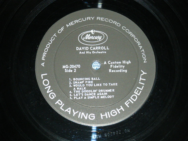 画像: DAVID CARROLL and his ORCHESTRA -   LET(S DANCE AGAIN! ( Ex++/Ex+++ )  / 1960  US AMERICA ORIGINAL MONO Used  LP 