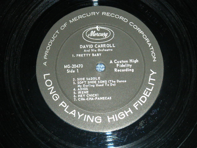 画像: DAVID CARROLL and his ORCHESTRA -   LET(S DANCE AGAIN! ( Ex++/Ex+++ )  / 1960  US AMERICA ORIGINAL MONO Used  LP 