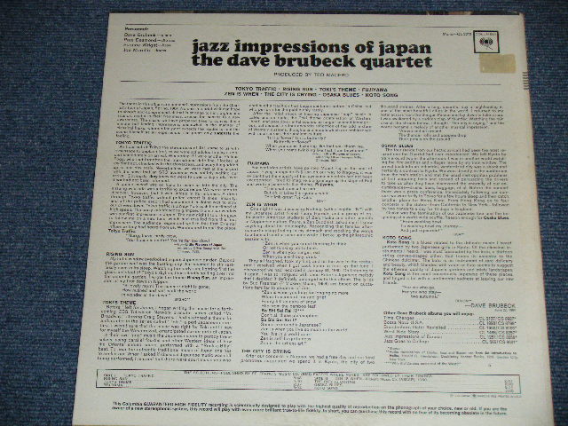 画像: THE DAVE BRUBECK QUARTET -  JAZZ IMPRESSIONS OF JAPAN  (Ex++/Ex+++,B-3&4 : Ex )  )  / 1964 US AMERICA ORIGINAL 1st Press  "2 EYES with GURANTEED HIGH FIDELITY  Label" MONO  LP 