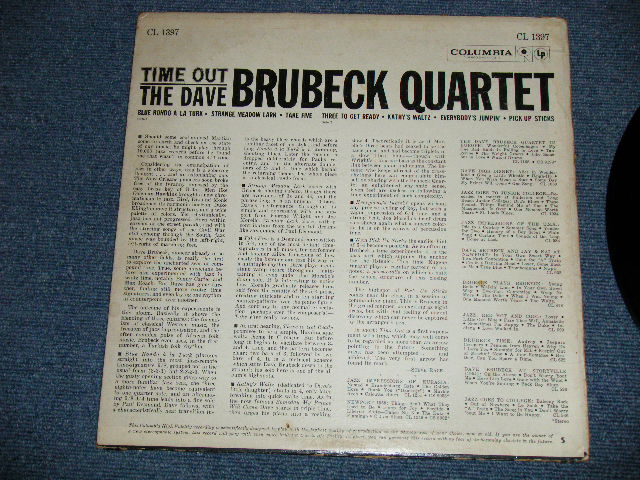 画像: THE DAVE BRUBECK QUARTET -  TIME OUT ( VG++/Ex Looks: VG+++ )  / 1960 US ORIGINAL 1st Press  "6 EYES Label" MONO  LP 