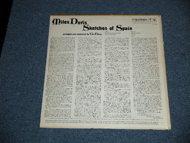 画像: MILES DAVIS  -  SKETCHES OF SPAIN  ( Ex+/Ex++ )   / 1962 US ORIGINAL 2nd Press  "2 EYE'S with GURANTEED HIGH FIDELITY Label" MONO  Used LP 